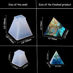 DIY製作  シリコンモールド  計量カッププラスチック工具  ラテックス指サック  鉄ピンセット  ネイルグリッターダストパウダーとゴールドシルバーフォイルチップ  41x47x45mm&nbsp;DIY-OC0001-03