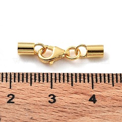 925スターリングシルバーカニカン  コードエンドとスタンプ925個付き  18KGP本金メッキ  22mm  内径：2.5mm&nbsp;STER-P055-03D-G