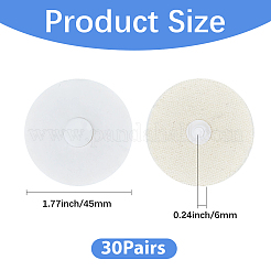 30 Pairs Cotton Duvet Holder Anti-Run Buckle&nbsp;AJEW-SP0004-49