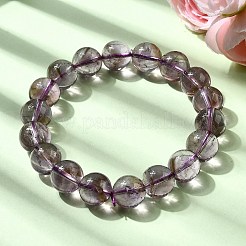 Natural Amethyst Round Beads Stretch Bracelets for Women&nbsp;BJEW-L712-B04-12mm