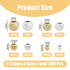 200Pcs 8 Styles Alloy Spacer Beads&nbsp;FIND-HY0003-19