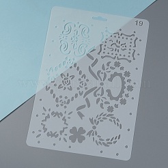 Plastic Reusable Drawing Painting Stencils Templates&nbsp;DIY-F018-B19