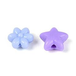 さまざまな形のプラスチックビーズ  ミックスカラー  8~11.5x8~12.5x5.5~8mm  穴：1.8~2.8mm  約1666個/500g&nbsp;KY-T041-29M