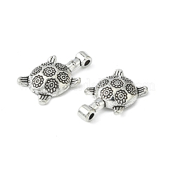 合金のチベット風チャーム  鉛フリー及びカドミウムフリー  アンティークシルバー  19.5x12mm  穴：2mm&nbsp;LF0295Y