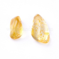 合成シトリンビーズ  染め  ドリルなし/穴なし  チップ  4~16x3~7x2~5mm  約100 G /袋&nbsp;G-I221-19