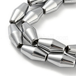 Electroplated Synthetic Non-magnetic Hematite Beads Strands&nbsp;G-Z032-B02-02H