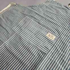 Stripe Polycotton Sleeveless Apron&nbsp;AJEW-WH20067-020A