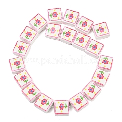 Printed Handmade Porcelain Beads&nbsp;PORC-G016-04A