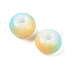 Opaque Spray Painted Glass Beads&nbsp;GLAA-G118-01