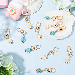 20Pcs 2 Styles Synthetic Turquoise Pendant Decoration&nbsp;KEYC-CP00005