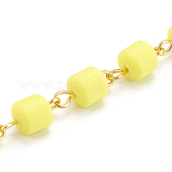 Handmade Polymer Clay Beaded Chain&nbsp;AJEW-JB00926-02