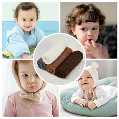 4Pcs 4 Colors Polyester Elastic Baby Wrap Cloth Blanket Swaddle Fabrics&nbsp;DIY-FH0006-55
