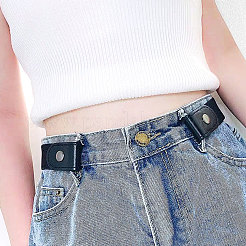 4Pcs 4 Colors Polyester No Buckle Invisible Elastic Stretch Belt&nbsp;AJEW-CA0004-18