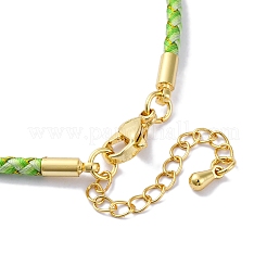 Polyester Cord Braided Bracelet Makings&nbsp;MAK-Z003-01G-31
