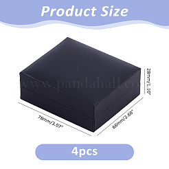 Plastic Cufflink Packing Boxes&nbsp;CON-WH0086-252