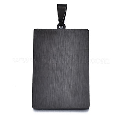 ステンレスペンダント201個  レーザー彫刻模様  タロットカードペンダント  ガンメタ色  判断xx  40x24x1mm  穴：8x4mm&nbsp;STAS-S105-LA461-3