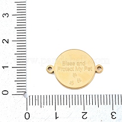Religion 304 Stainless Steel Connector Charms&nbsp;STAS-I368-03G-02