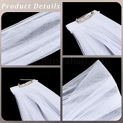 1 Pair Nylon Bridal Lace Sleeves for Women&nbsp;AJEW-GF0014-17B
