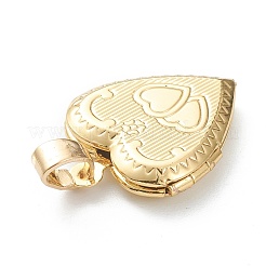 Brass Locket Pendants&nbsp;LS-KK-P199-14G