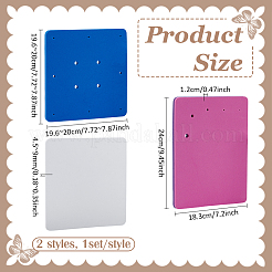 2 スタイル EVA フォンダン スポンジ マット  長方形  ミックスカラー  240x183x12mm  1 PC&nbsp;AJEW-FG0004-64