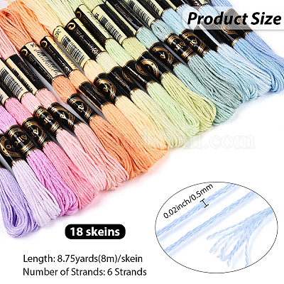 Polyester Embroidery Threads&nbsp;OCOR-WH20074-13B-02C-1