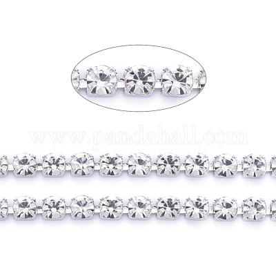 10m 304 Stainless Steel Heart Decorative Chain – For Necklace Making, With Connector, Silver Tone
