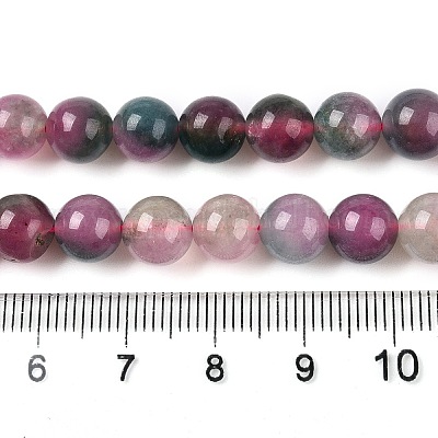 Dyed Natural White Jade Beads Strands&nbsp;G-T138-8mm-210-28-1