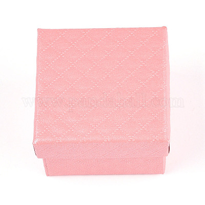Square Cardboard Ring Boxes&nbsp;LS-CBOX-S020-02-1