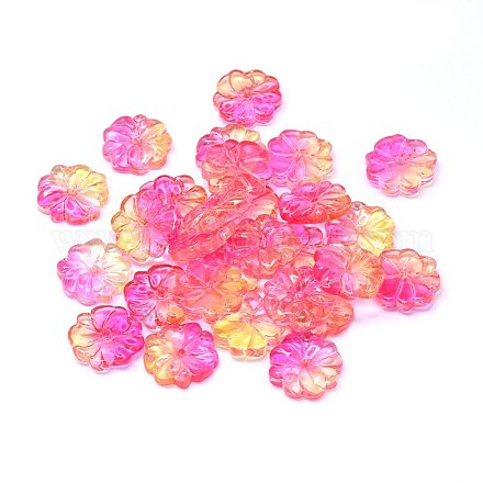 Transparent Glass Beads GLAA-H016-06F-1-1