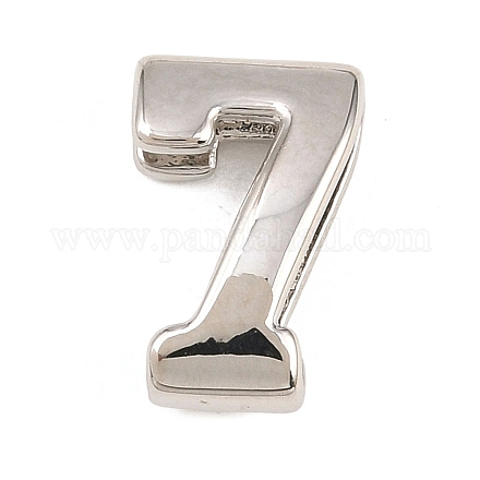 7番真鍮ビーズ  長持ちメッキ  ラックめっき  鉛フリー＆カドミウムフリー  プラチナ  14x9x5mm  穴：11x3mm&nbsp;KK-B167-B167-26P-07-1