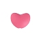 Silicone Beads, DIY Nursing Necklaces Making, Heart, Tomato, 17x20mm