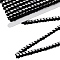 10Yards Polyester Ribbon, for Sewing Accessories, Black, 1/2 inch(13.5~14mm)