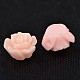 樹脂ビーズ  花  パールピンク  6x4mm  穴：1mm&nbsp;RESI-B3455-A118-2