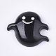 樹脂カボション  ゴースト  ハロウィン  ブラック  22x25x7mm&nbsp;CRES-T010-103B-1