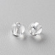 透明なアクリルビーズ  ラウンド  透明  6x5mm  穴：1.8mm  約4400個/500g&nbsp;MACR-S370-A6mm-205-2