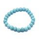 Natural Howlite Bead Stretch Bracelets&nbsp;BJEW-K212-A-011-2