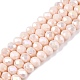 Electroplate Glass Beads Strands&nbsp;EGLA-A044-P6mm-B05-1