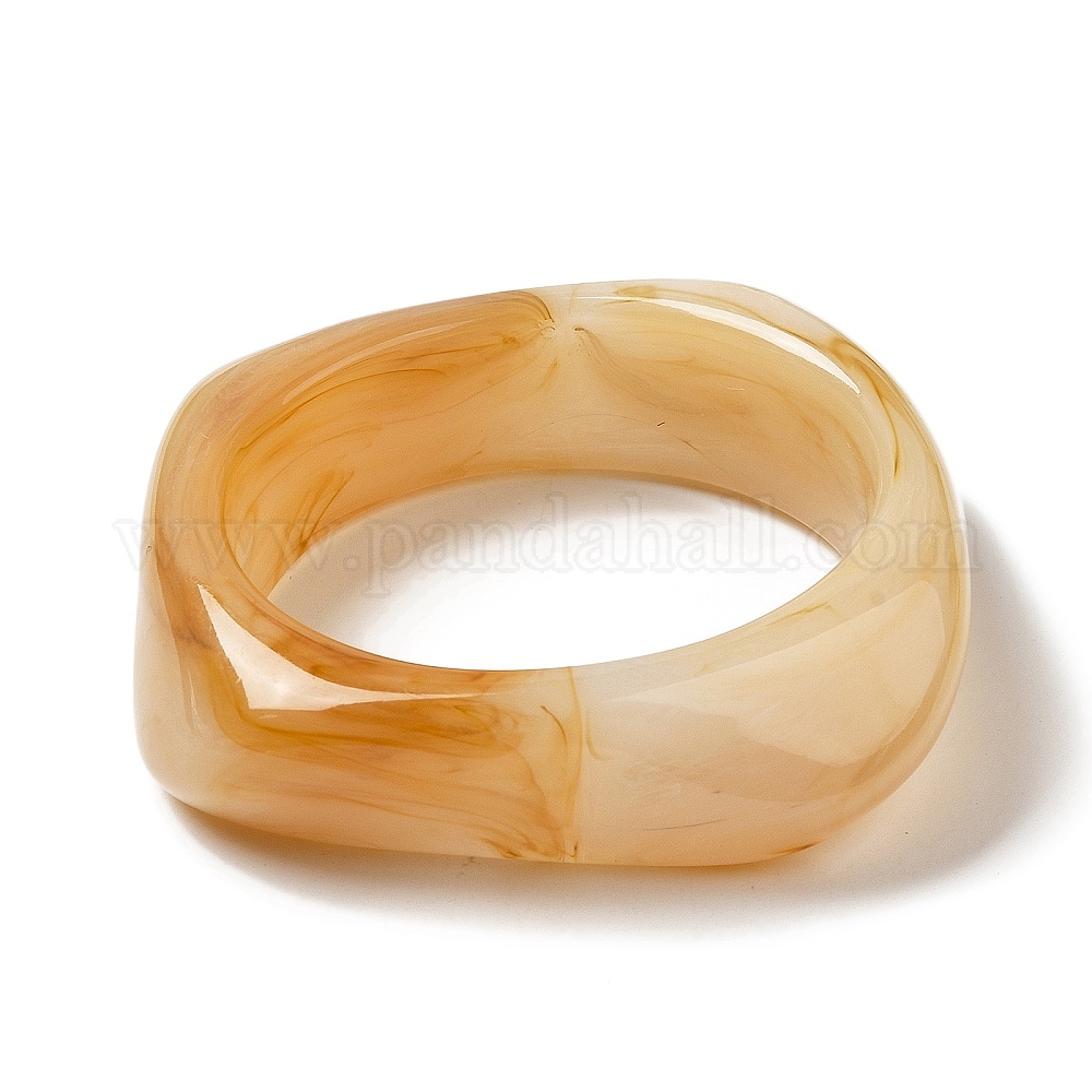 Wholesale Imitation Marble Acrylic Bangle for Women - Pandahall.com