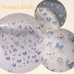 Bowknot Pattern PET Nail Art Stickers&nbsp;MRMJ-WH20017-014