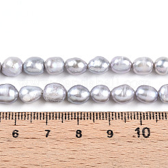 Natural Cultured Freshwater Pearl Beads Strands&nbsp;PEAR-N014-06G-03