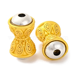 Rack Plating Alloy Beads&nbsp;PALLOY-F313-03MG