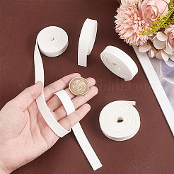 フラットPUレザーコード  革のアクセサリーコード  ジュエリーDIY製版材料  ホワイト  12mm&nbsp;WL-WH0004-09B