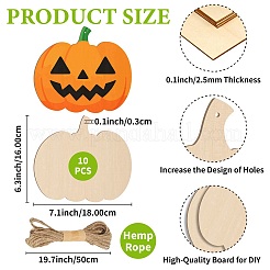 Unfinished Blank Wooden Pendants for Painting Arts&nbsp;HJEW-WH20028-008