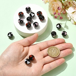 15Pcs 3 Colors Handmade Glass Enamel Beads&nbsp;GLAA-YW0005-87