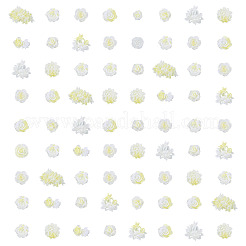 200Pcs Flower & Butterfly Resin Cabochons&nbsp;CRES-TA0001-89D