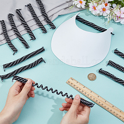 Polyester & Rubber Latex Thread Spring Shoelaces&nbsp;DIY-WH0723-030C