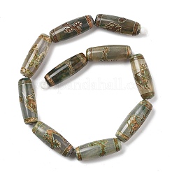 Tibetan Style dZi Beads&nbsp;TDZI-E004-10