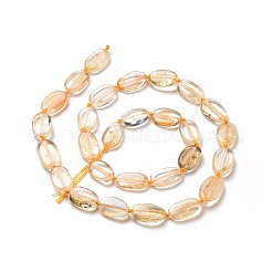 Heated Natural Citrine Beads Strands&nbsp;G-P478-02