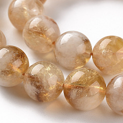 Heated Natural Citrine Beads Strands&nbsp;G-S362-105D
