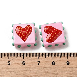 Handmade Lampwork Enamel Beads&nbsp;LAMP-S079-09C